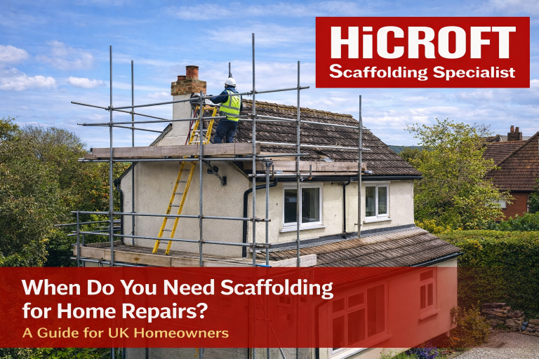 When Do You Need Scaffolding for Home Repairs? A Guide for UK Homeowners